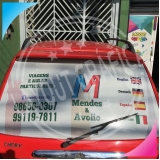 adesivo personalizado logo orçamento Higienópolis