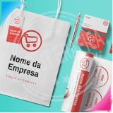 cartão de visita e logotipo Santo Amaro