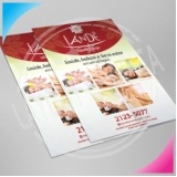 impressão de panfleto para restaurante cotação Campo Belo